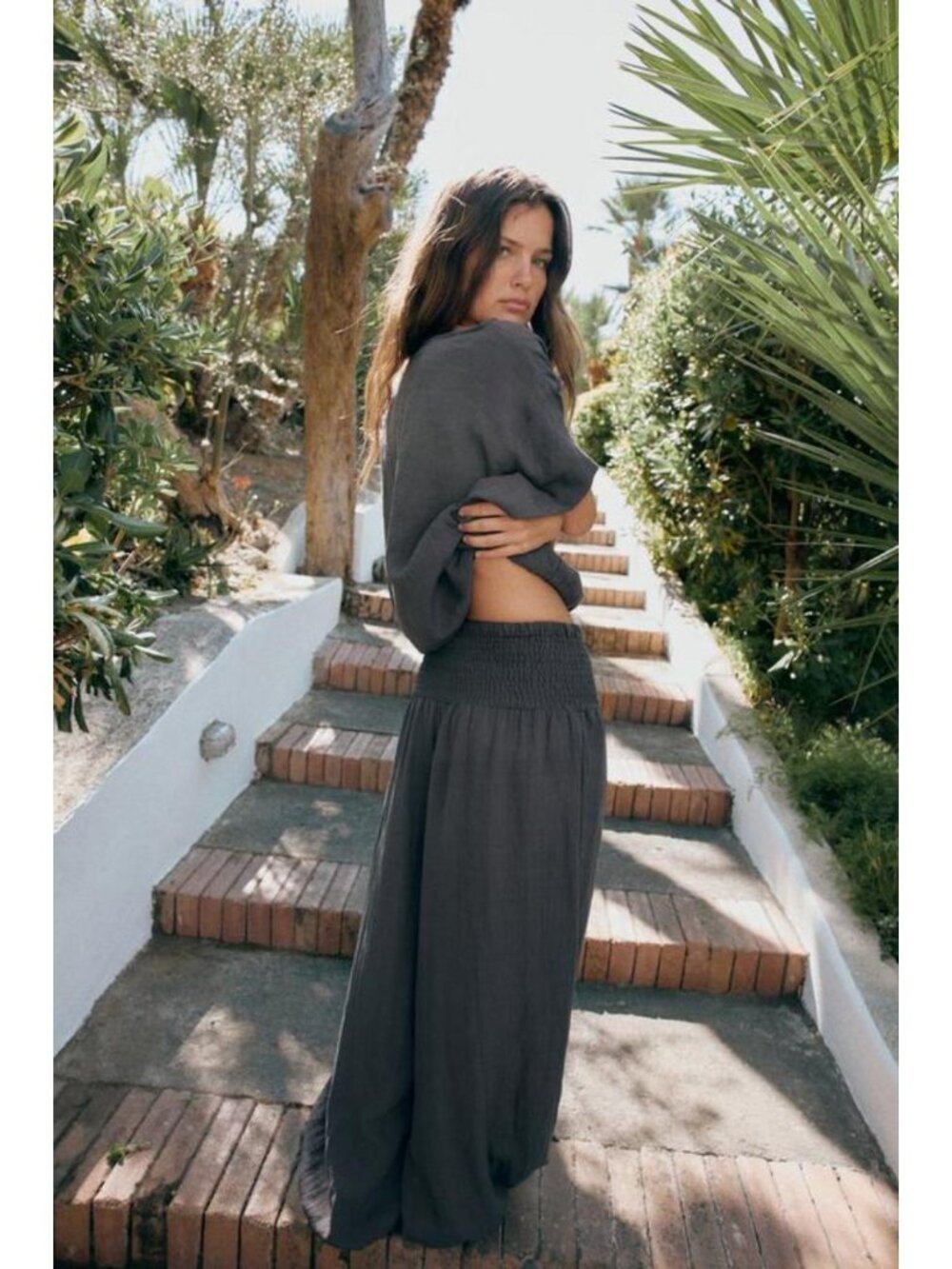 ZARA ELASTIC WAIST BAGGY PANTS 1255/478/807